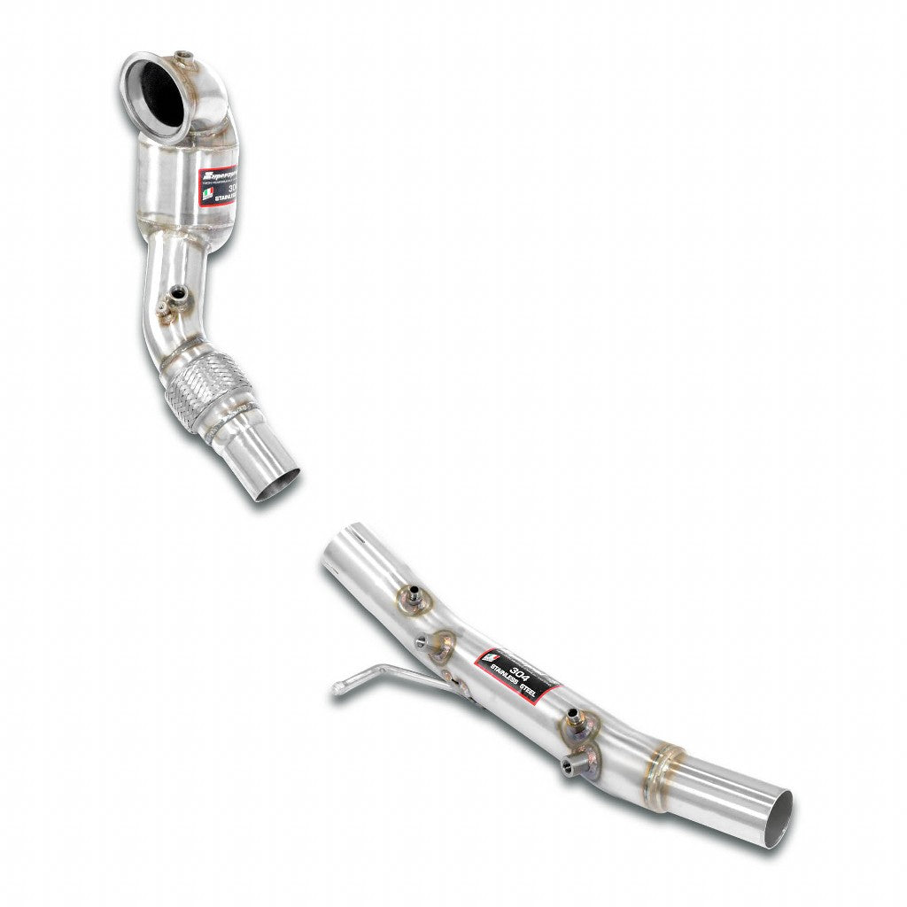 SUPERSPRINT 918681 Turbo Downpipe Kit and Metallic Catalytic Converter for VW Polo GTI 2G Photo-0