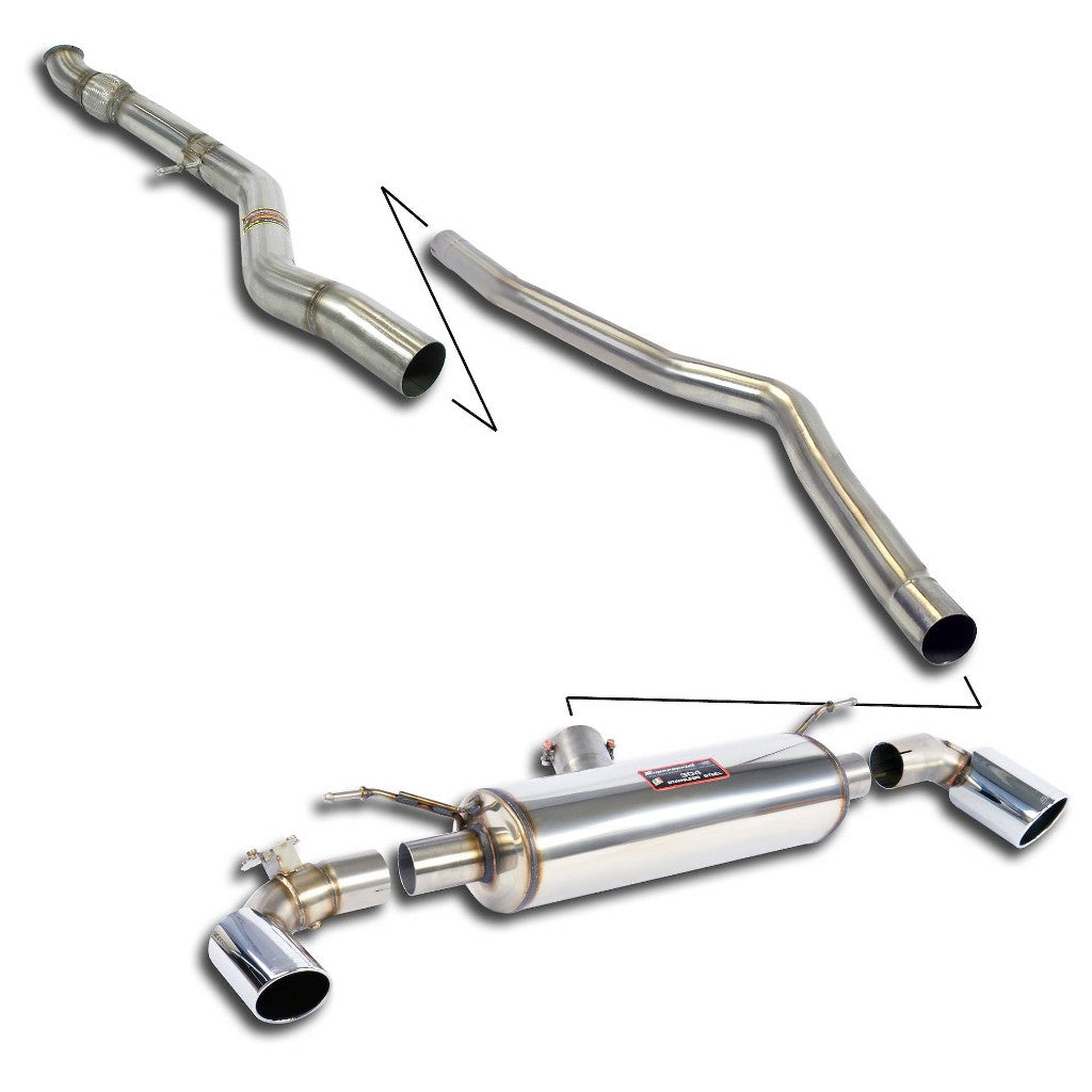 SUPERSPRINT 988640 Exhaust System for BMW 1 Series (F20 / F21) Photo-0