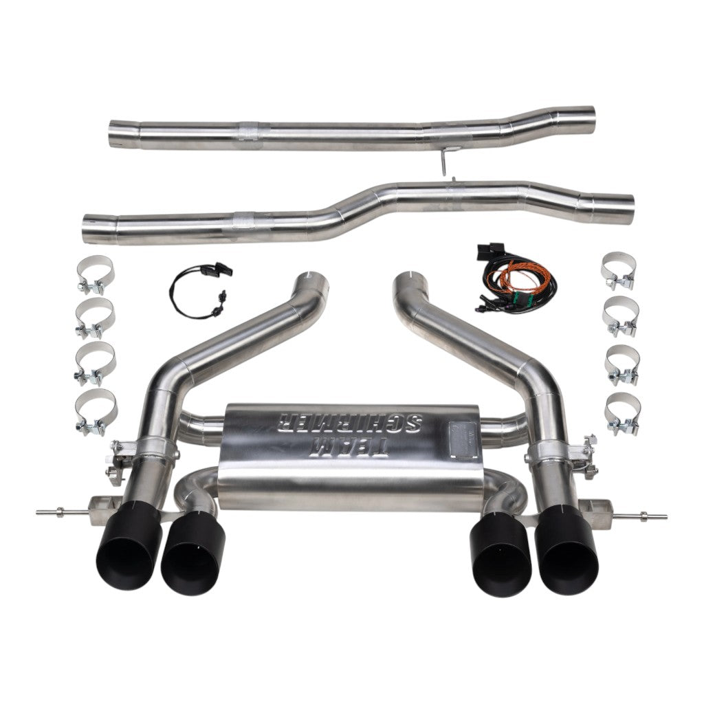 TEAM SCHIRMER EXH-FLAP-G8X Sports Exhaust System with Flap Control (Stainless Steel ) for BMW M2 (G87) / M3 (G80) / M4 (G82) Photo-1