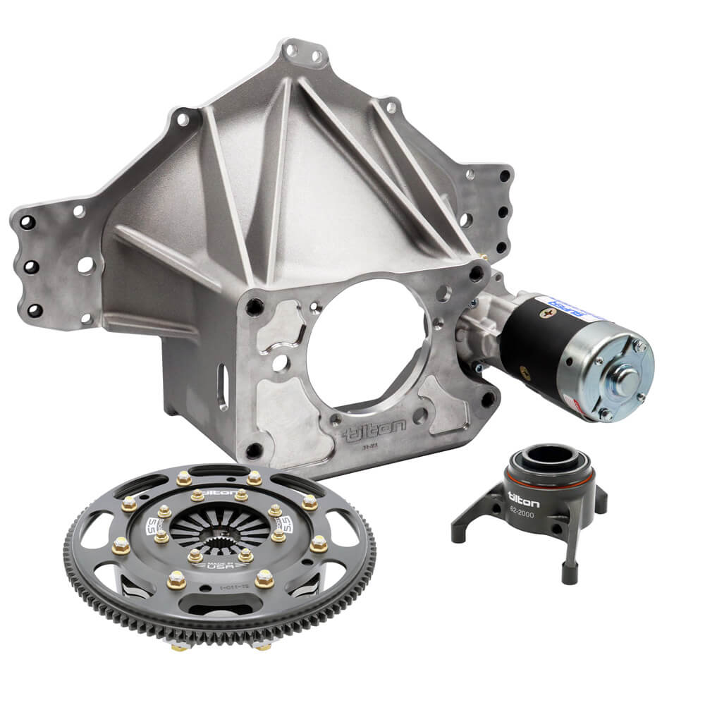 TILTON 52-54130 Bellhousing kit for CHEVY CRATE, 110T, 5.5" MET, 3 Disc, 26 SP Photo-0