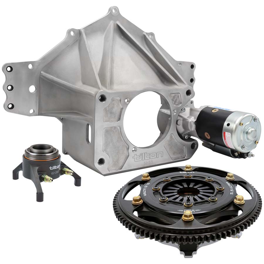 TILTON 52-74630 Bellhousing kit for CHEVY CRATE, Alum, 99T, 5.5 Ultra, 3 Disc, 26-SP Photo-0