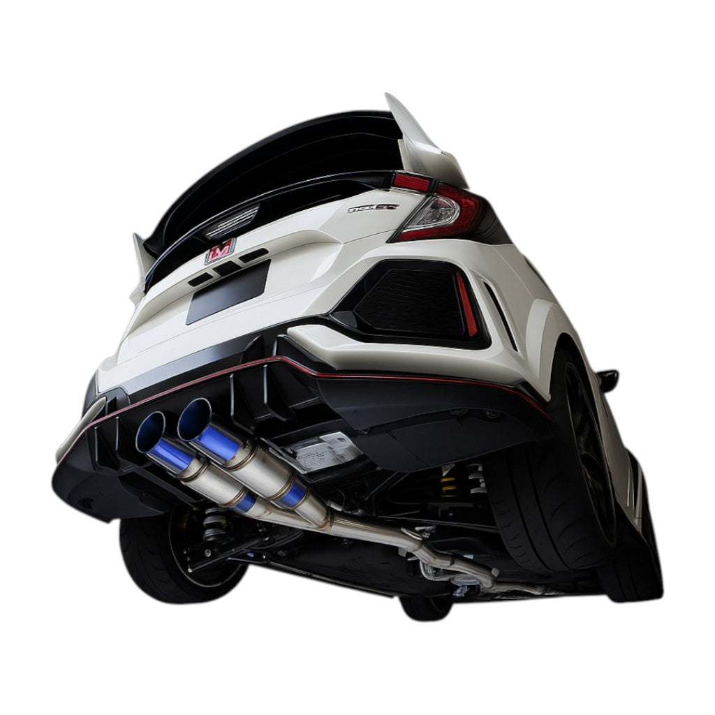 TOMEI TB6090-HN06C Full Titanium Muffler Kit Expreme Ti Type-D for HONDA Civic Type R (FK8) 2017–2021 Photo-1