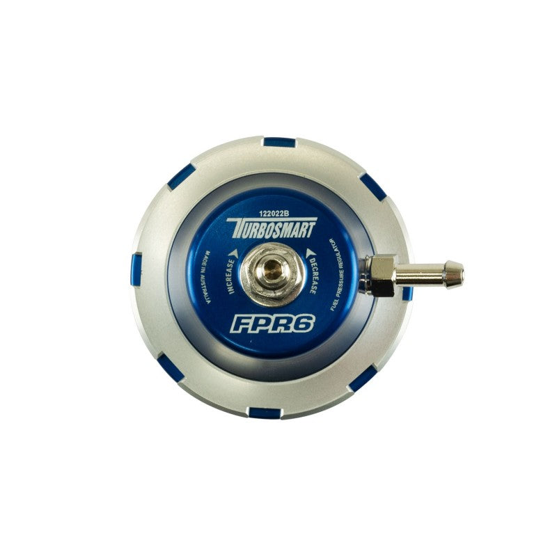TURBOSMART TS-0404-1021 Fuel Pressure Regulator -6AN Blue Photo-3 