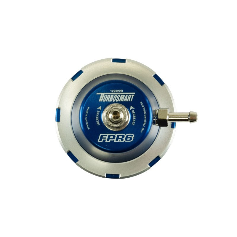 TURBOSMART TS-0404-1021 Fuel Pressure Regulator -6AN Blue Photo-3