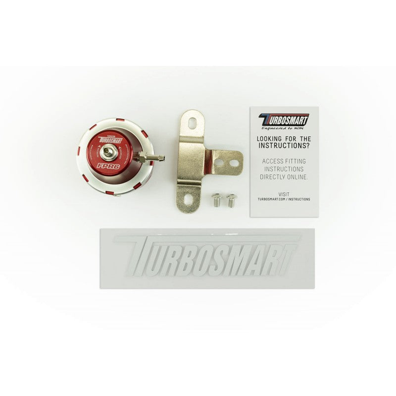 TURBOSMART TS-0404-1024 Fuel Pressure Regulator -6AN Red Photo-5 