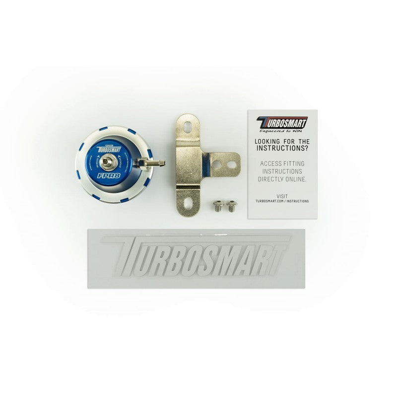 TURBOSMART TS-0404-1031 Fuel Pressure Regulator -8AN Blue Photo-5