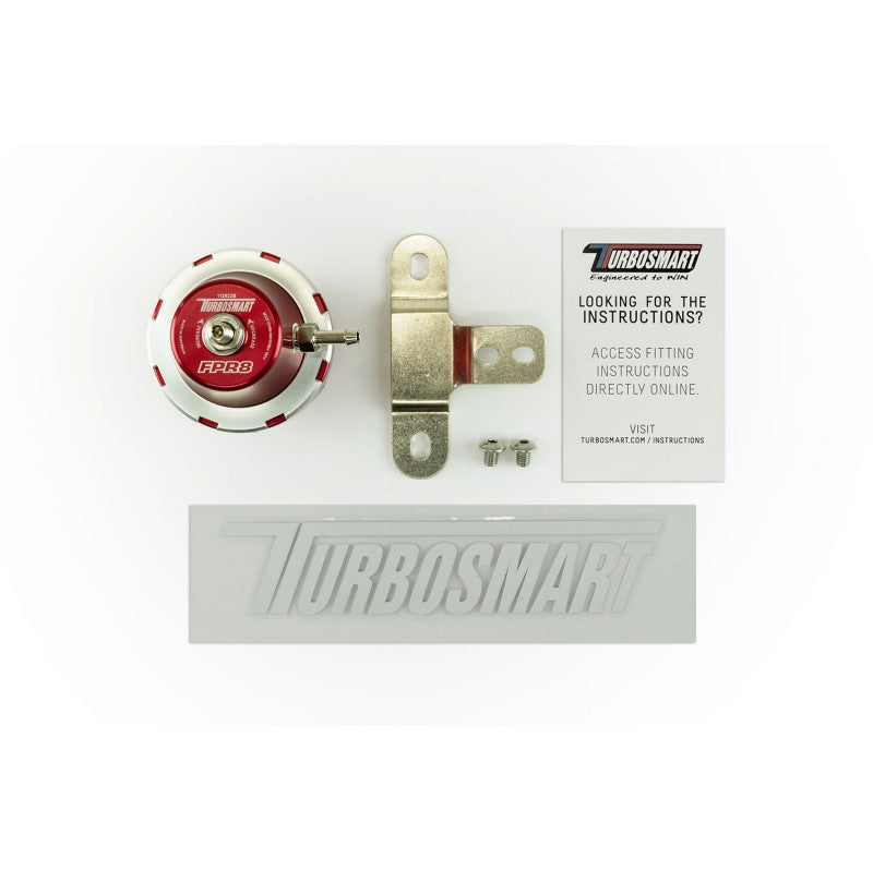 TURBOSMART TS-0404-1034 Fuel Pressure Regulator -8AN Red Photo-5 