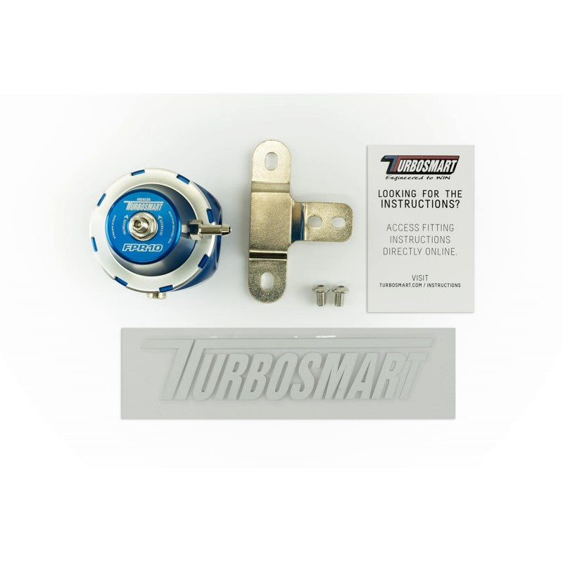 TURBOSMART TS-0404-1041 Fuel Pressure Regulator -10AN Blue Photo-5