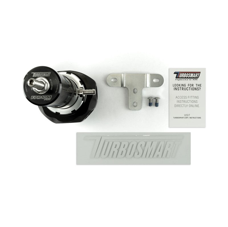 TURBOSMART TS-0404-1342 Fuel Pressure Regulator -10AN Pro M Black Photo-5 