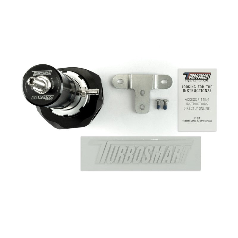 TURBOSMART TS-0404-1352 Fuel Pressure Regulator -12AN Pro M Black Photo-5 
