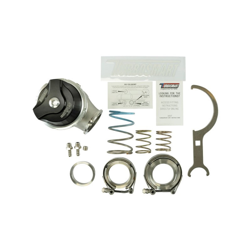 TURBOSMART TS-0553-1242 External Vestgate for Compressed Gas GenV WG45CG HyperGate45 7psi Black Photo-5