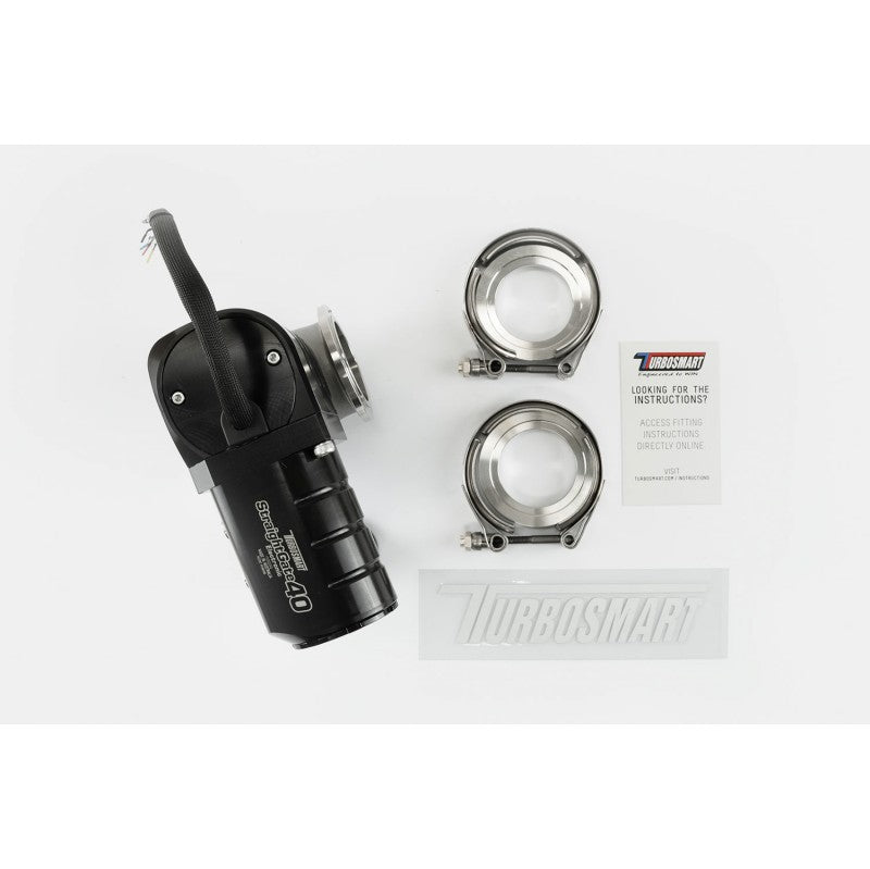 TURBOSMART TS-0563-1002 External Wastegate Electronic StraightGate40 ESG40 Black Photo-5