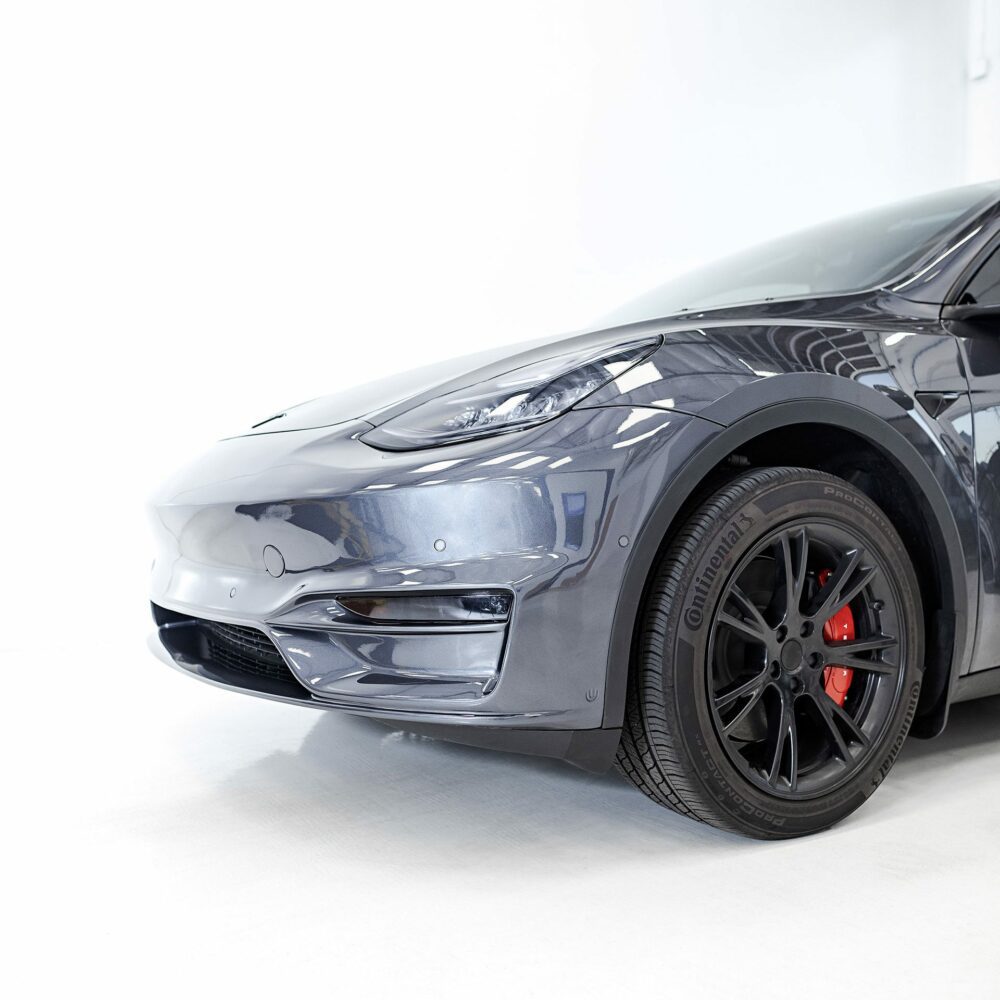 UNPLUGGED PERFORMANCE UP-MY-328-4.1 Ascension Front Fascia System (Front Bumper), With Sensor Holes, Painted Midnight Silver PMNG Photo-1