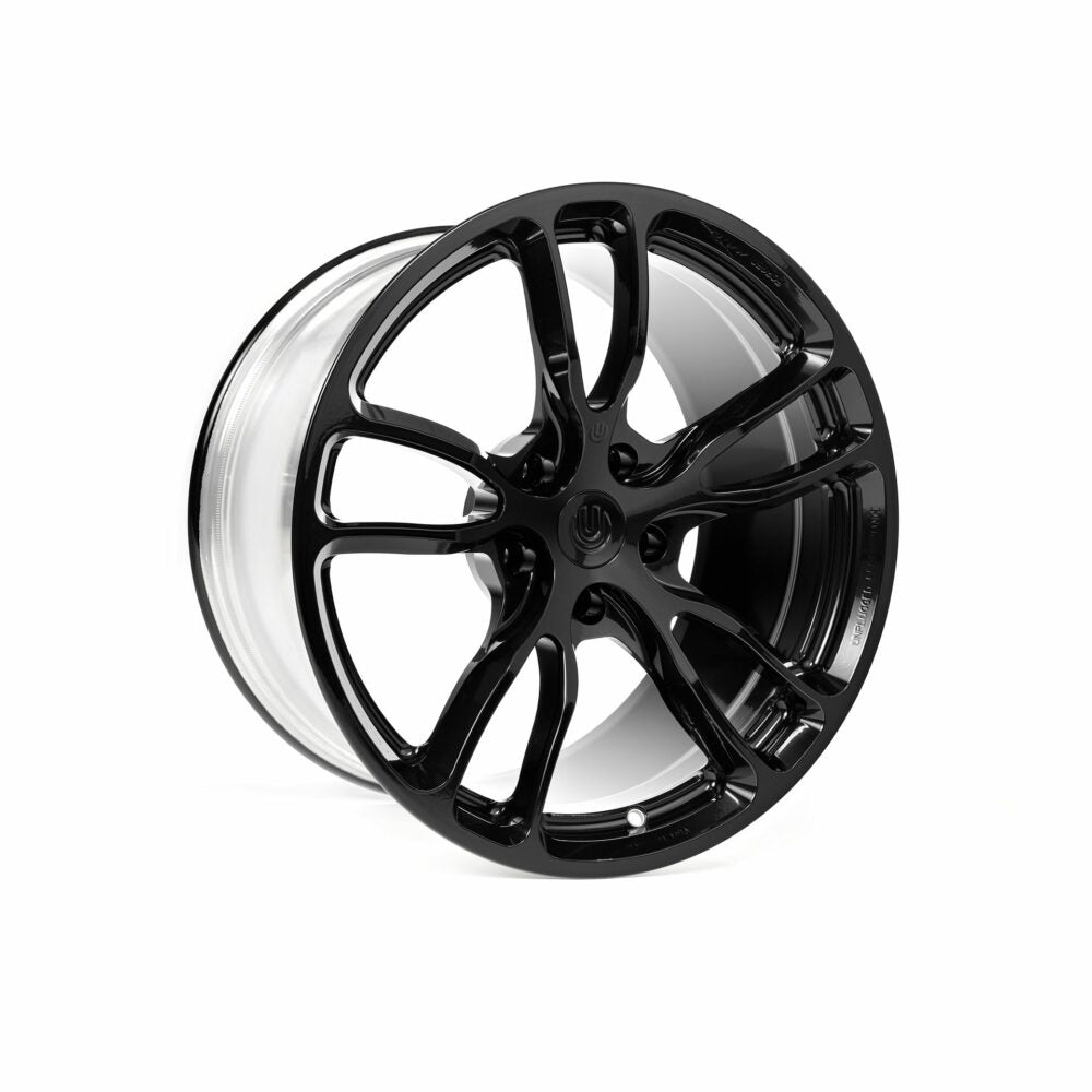 UNPLUGGED PERFORMANCE UP-UP03-1143-015 Single Wheel UP-03, Forged, 20x9.5+35 5x114.3, Satin Titanium, Centerbore for TESLA Model 3 / Model Y Photo-0
