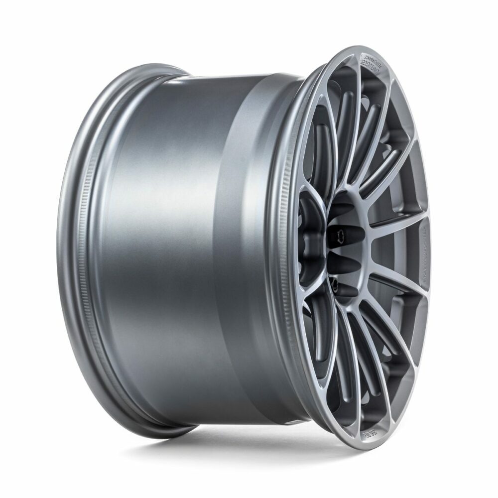 UNPLUGGED PERFORMANCE UP-UP03-DBL-003 Single Wheel UP-03, Forged, 19x11+31 - 5x120 /5x114.3 Double Drill, Satin Titanium for TESLA Model S 2021 Photo-1