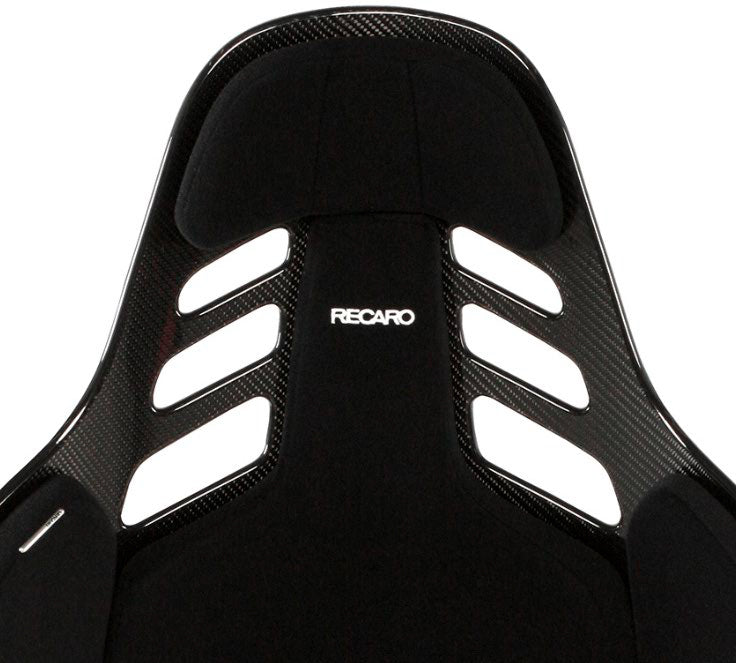 RECARO 078.02.2B21 Race Seat Podium CF Right Side (ABE / FIA 8855-1999) Black Velour, Size L Photo-2