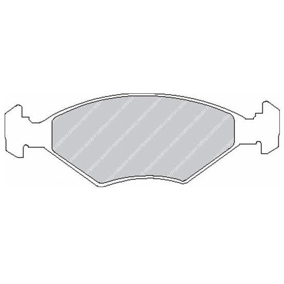 FERODO FCP519W Front Brake Pads DS1.11 for FIAT Duna / Fiorino / Siena Photo-0