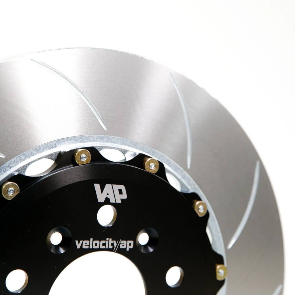 VELOCITYAP VEL-ASTONBRAKE2018-FRONT Front Brake Rotors Girodisc / VAP 398mm, 2-Piece, Lightweight (Pair) for ASTON MARTIN Vantage 2018- Photo-2