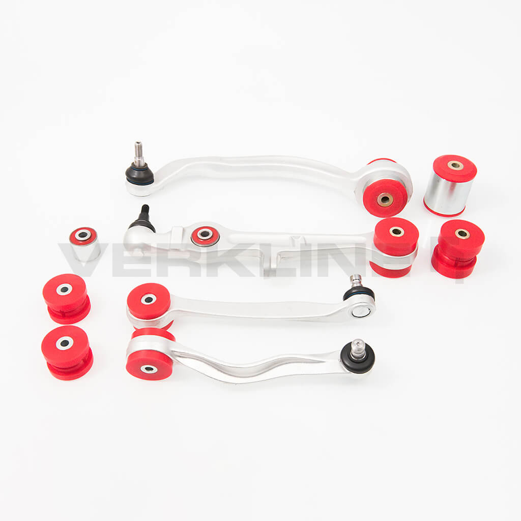 VERKLINE POW-075-75 Full Front Polyurethane Wishbones Bushings Kit for AUDI RS4 / S4 (B7) Photo-0