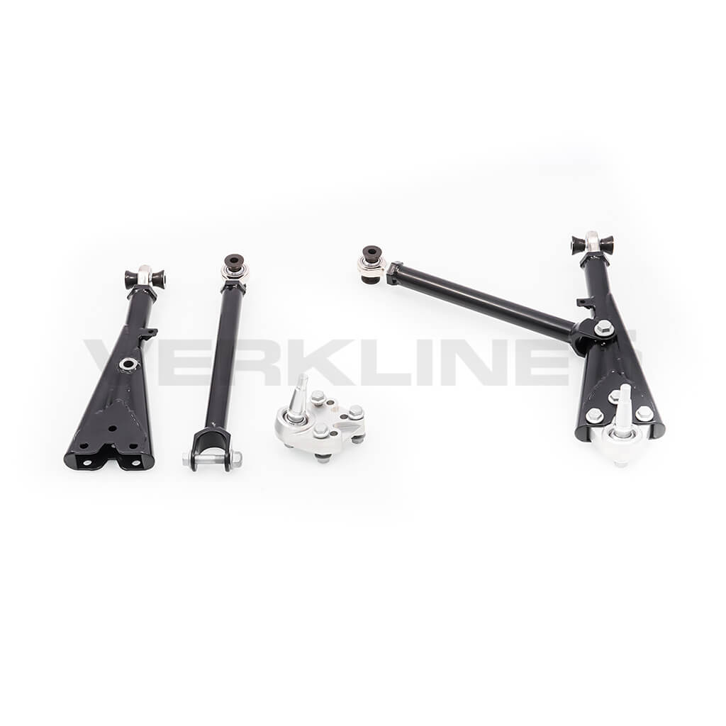 VERKLINE WAS-016 Adjustable Tubular Front Race Wishbones Kit for AUDI RS3 (8Y / 8V) / VW Golf GTI / R (Mk7 / Mk8) Photo-1