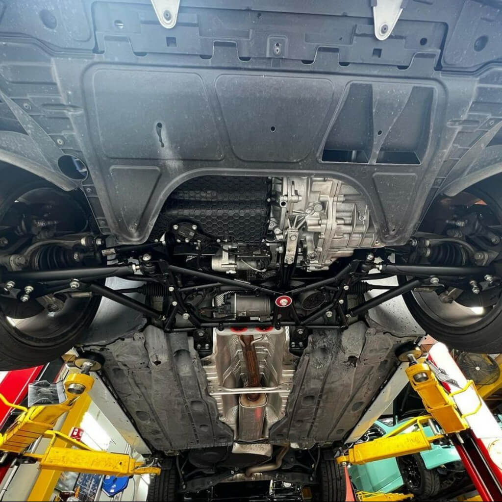 VERKLINE WAS-017 Adjustable Tubular Front Race Wishbones Kit With Modified Kinematics for AUDI RS3 (8Y / 8V) / VW Golf GTI / R (Mk7 / Mk8) Photo-3