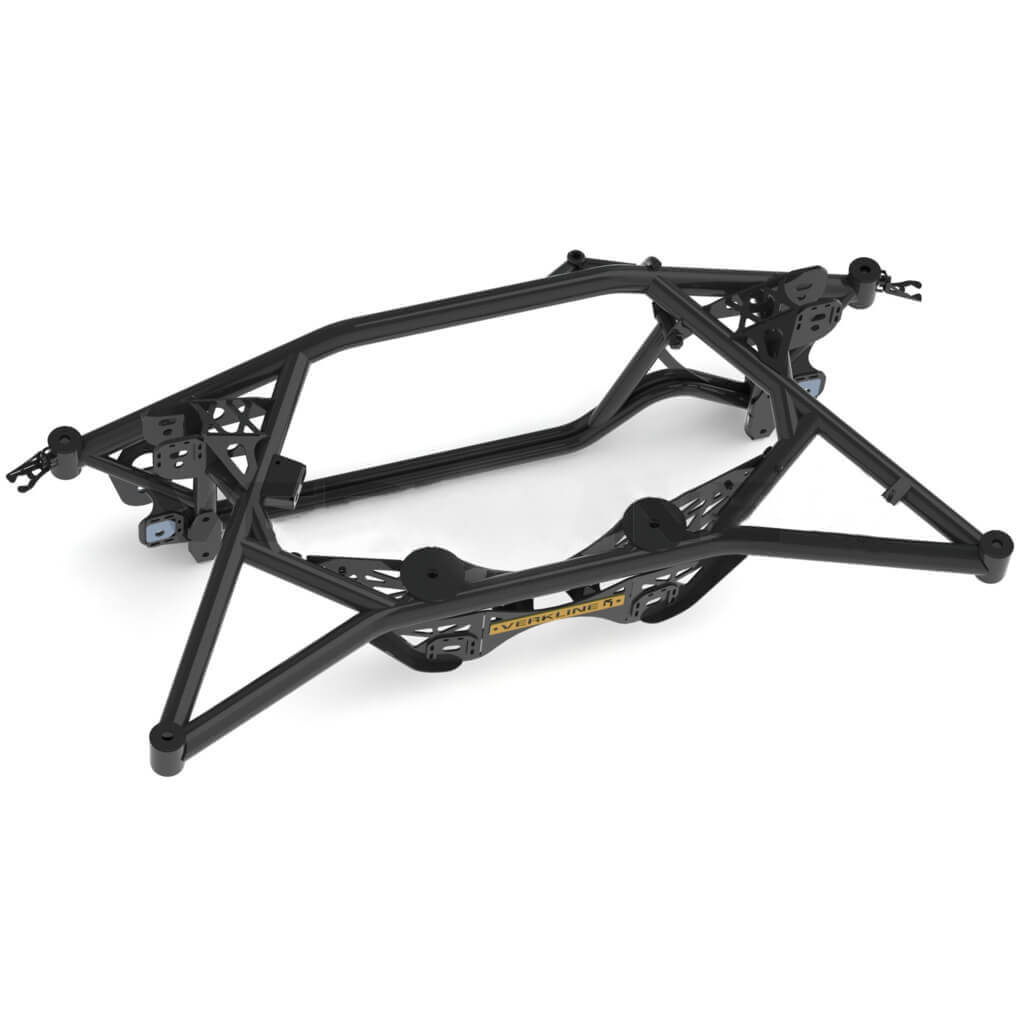 VERKLINE WAS-564 Rear Lightweight Tubular Subframe Track for AUDI RS3 (8V) / VW Golf (Mk7 / Mk8) Photo-0