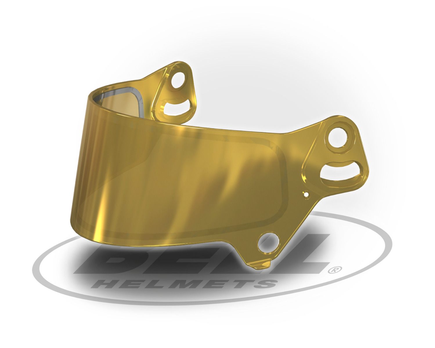 BELL 2010086 Visor SE07 DSAF for KC7 helmet, 2 mm, Gold Mirror Photo-0