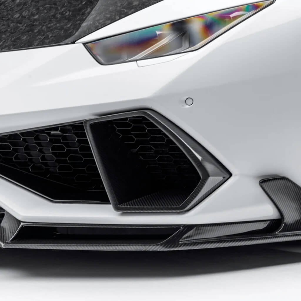 VORSTEINER 0840LOV Air Intake Bezels MONDIALE EDIZIONE (Gloss Carbon) for LAMBORGHINI Huracan LP610-4 / LP580-2 Photo-1