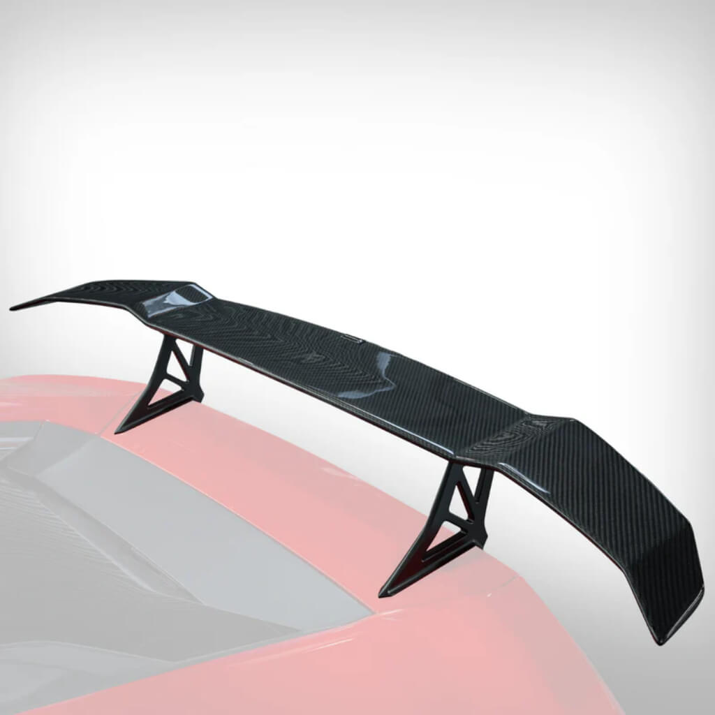 VORSTEINER 0930LOV Wing Blade with Aluminum Uprights NOVARA EDIZIONE (Gloss Carbon) for LAMBORGHINI Huracan LP610-4 / LP580-2 Photo-0