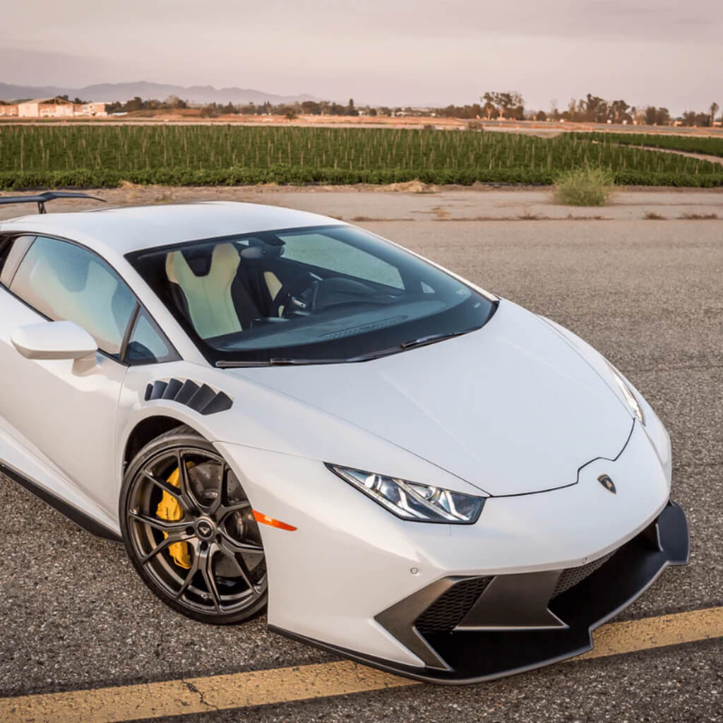 VORSTEINER 0940LOV Front Fenders with Integrated Vents and Splash Shields NOVARA EDIZIONE (Gloss Carbon) for LAMBORGHINI Huracan LP610-4 / LP580-2 Photo-4
