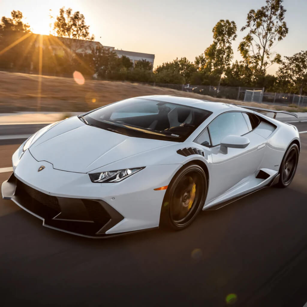 VORSTEINER 0940LOV Front Fenders with Integrated Vents and Splash Shields NOVARA EDIZIONE (Gloss Carbon) for LAMBORGHINI Huracan LP610-4 / LP580-2 Photo-5