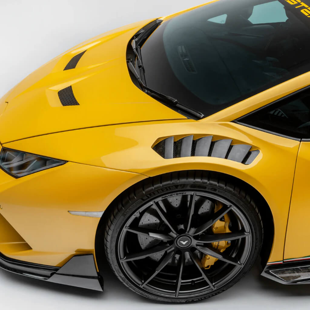 VORSTEINER 1040LOV Front Fenders with Integrated Vents and Splash Shields VICENZA EDIZIONE (Matrix Carbon) for LAMBORGHINI Huracan Performante / LP610-4 / LP580-2 Photo-0