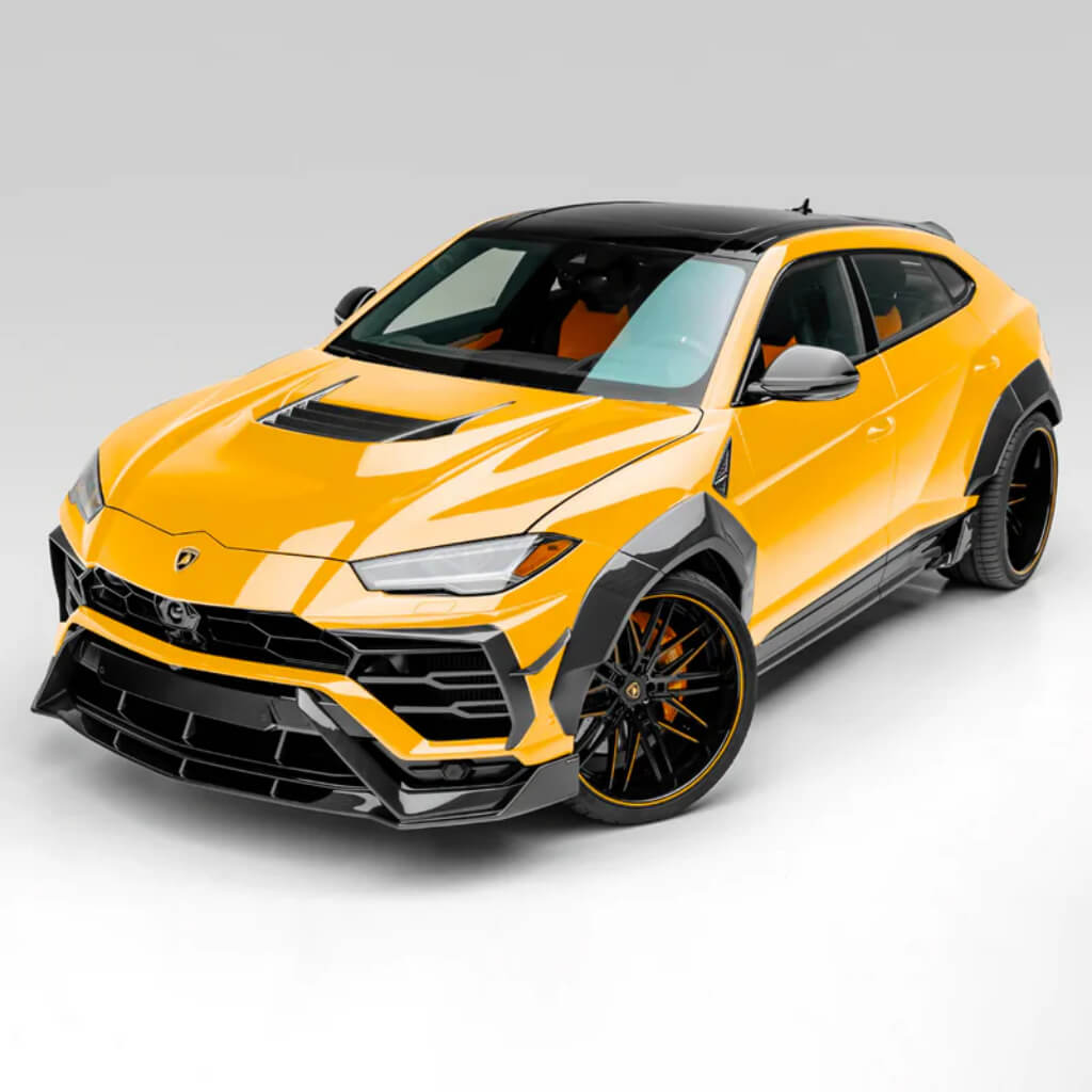 VORSTEINER 2010LOV Bonnet RAMPANTE EDIZIONE (Gloss Carbon) for LAMBORGHINI Urus 2018- Photo-1