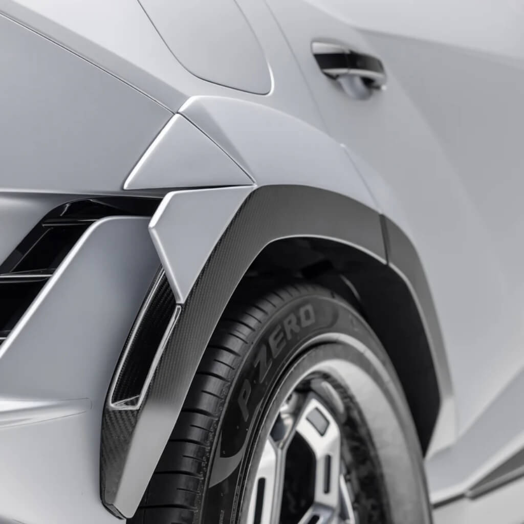 VORSTEINER 2028LOV Canards EDIZIONE (Satin Carbon) for LAMBORGHINI Urus Performante 2023- Photo-10