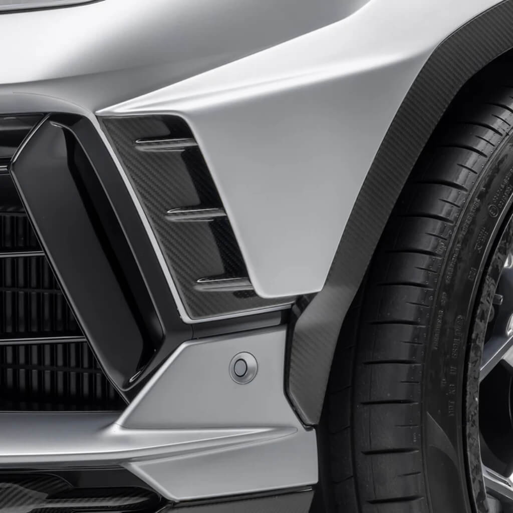 VORSTEINER 2028LOV Canards EDIZIONE (Satin Carbon) for LAMBORGHINI Urus Performante 2023- Photo-2