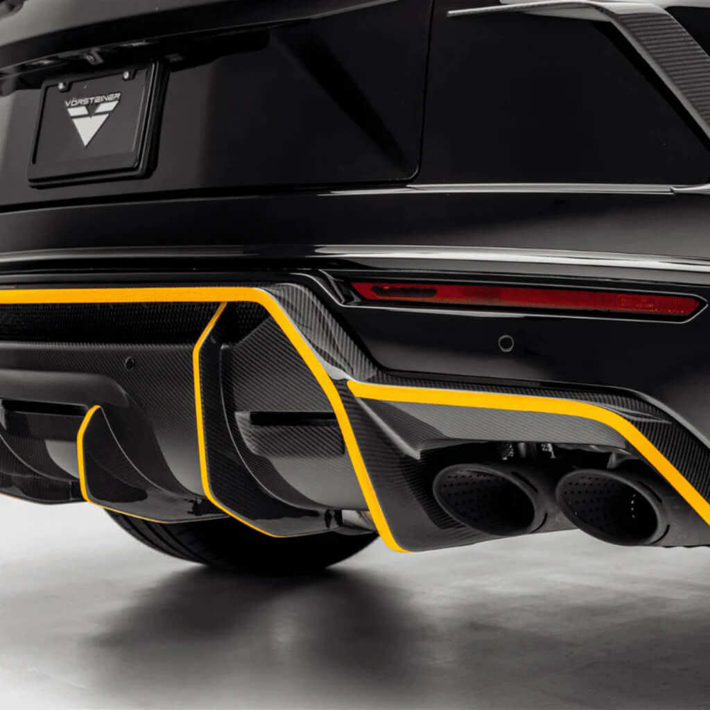 VORSTEINER 2050LOV Rear Diffuser RAMPANTE EDIZIONE (Gloss Carbon) for LAMBORGHINI Urus 2018- Photo-7