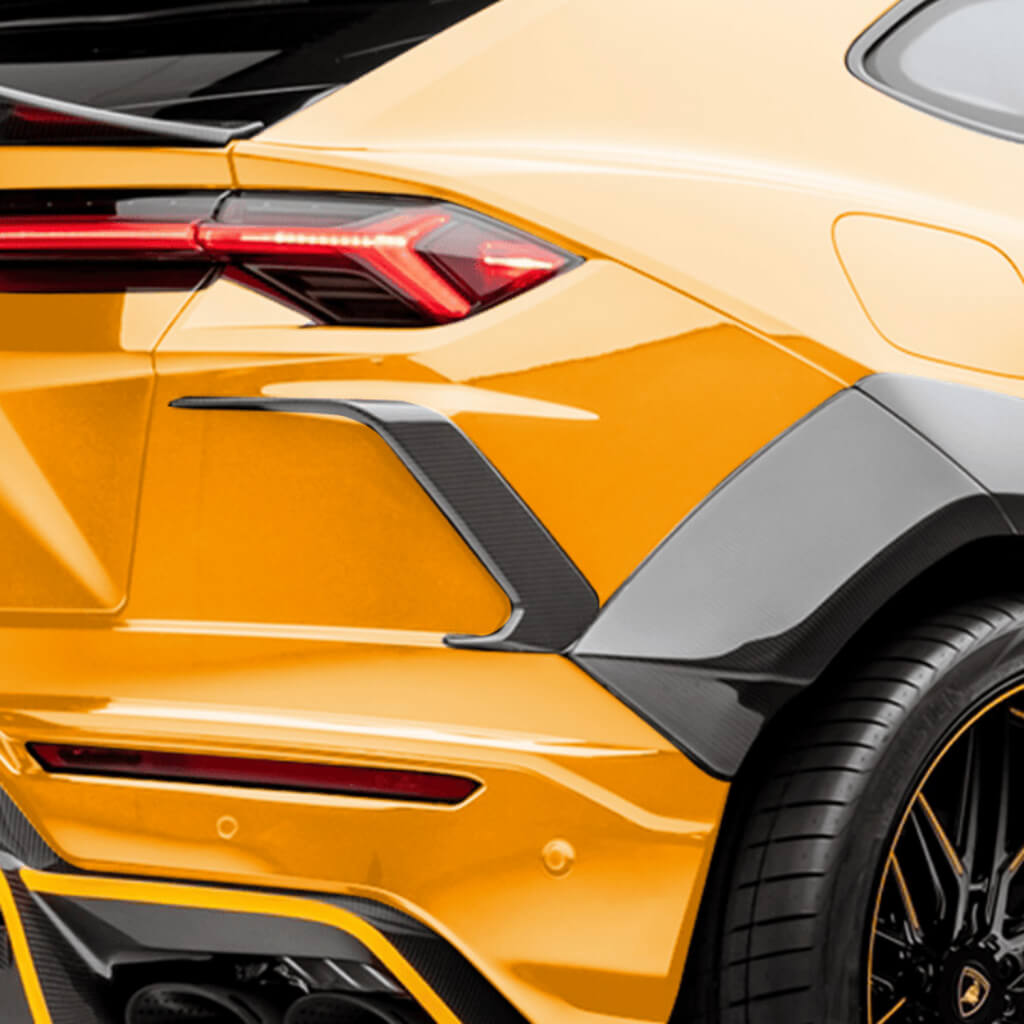 VORSTEINER 2055LOV Rear Air Ducts RAMPANTE EDIZIONE (Gloss Carbon) for LAMBORGHINI Urus 2018- Photo-1