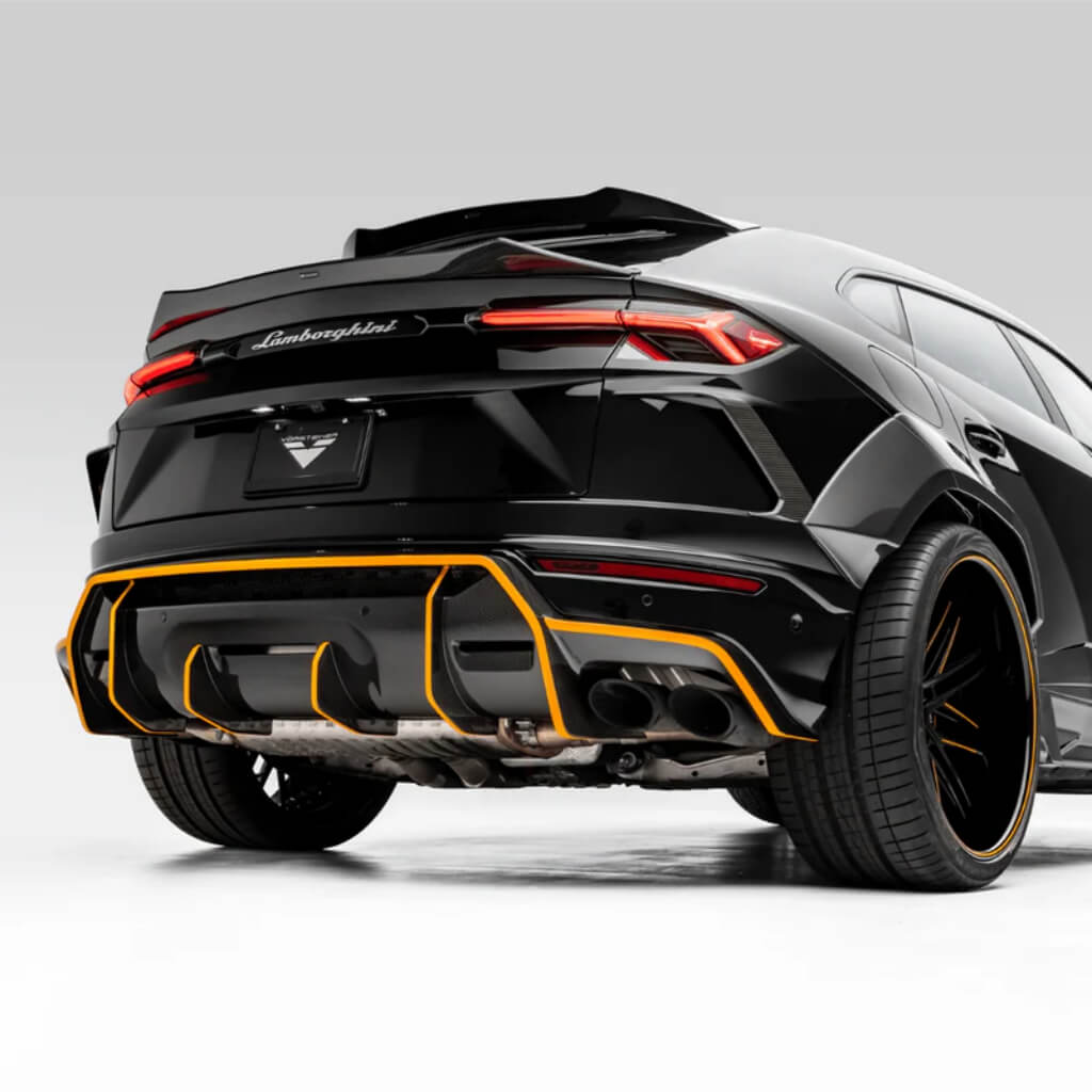 VORSTEINER 2055LOV Rear Air Ducts RAMPANTE EDIZIONE (Gloss Carbon) for LAMBORGHINI Urus 2018- Photo-4