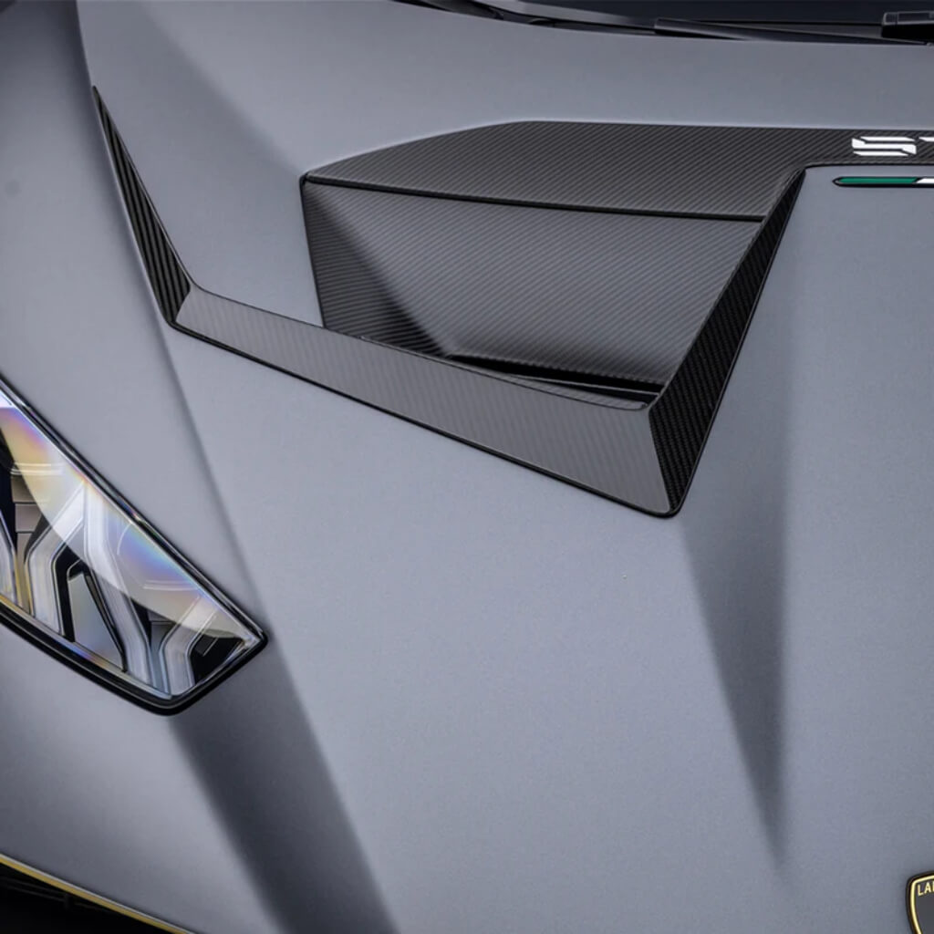 VORSTEINER 4045LOV Hood Ducts VRS (Gloss Carbon) for LAMBORGHINI Huracan STO 2021- Photo-2