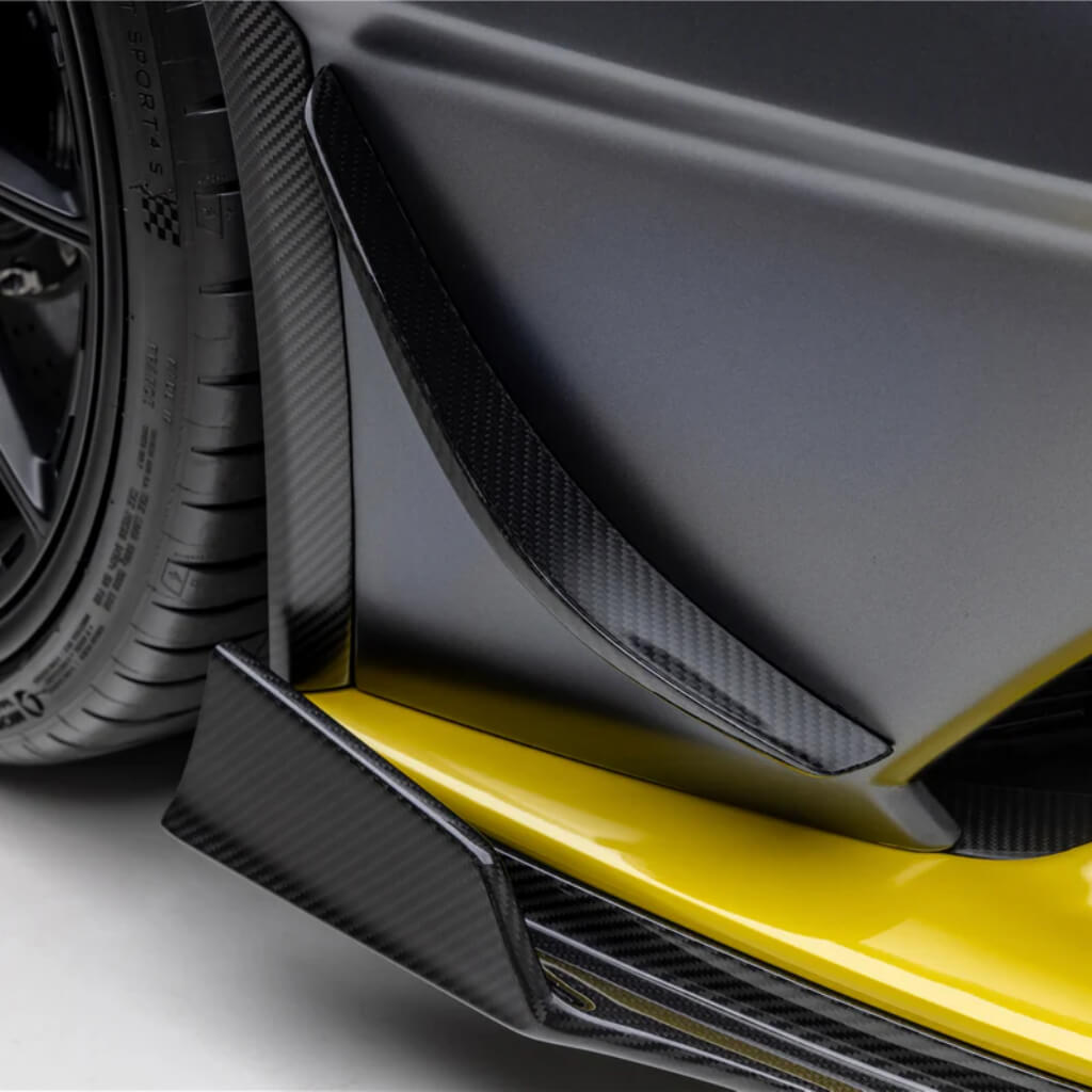 VORSTEINER 4055LOV Canards VRS (Gloss Carbon) for LAMBORGHINI Huracan STO 2021- Photo-1