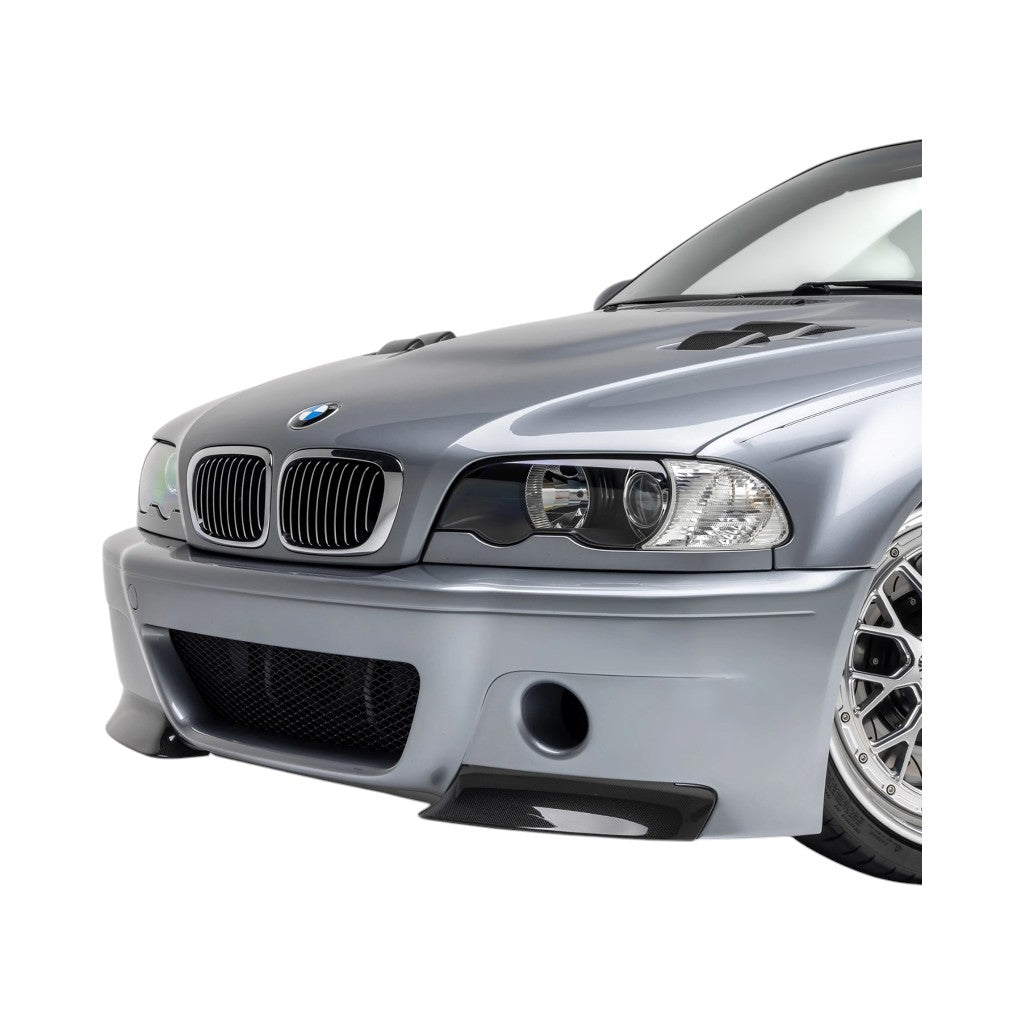 VORSTEINER BMV4610 Front Bumper with 2 Piece Splitter V-CSL (Carbon) for BMW M3 (E46) 2000-2006 Photo-1