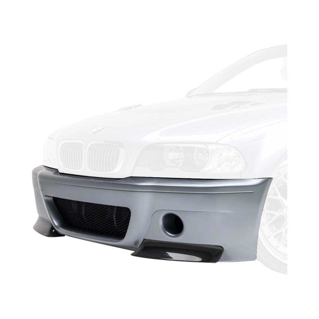 VORSTEINER BMV4611 Front Bumper with 2 Piece Splitter V-CSL (Primered) for BMW M3 (E46) 2000-2006 Photo-0