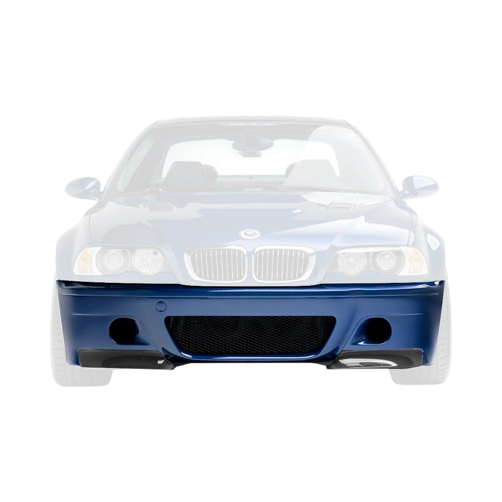 VORSTEINER BMV5610 Front Bumper with 2 Piece Splitter V20 (Carbon) for BMW M3 (E46) 2000-2006 Photo-1