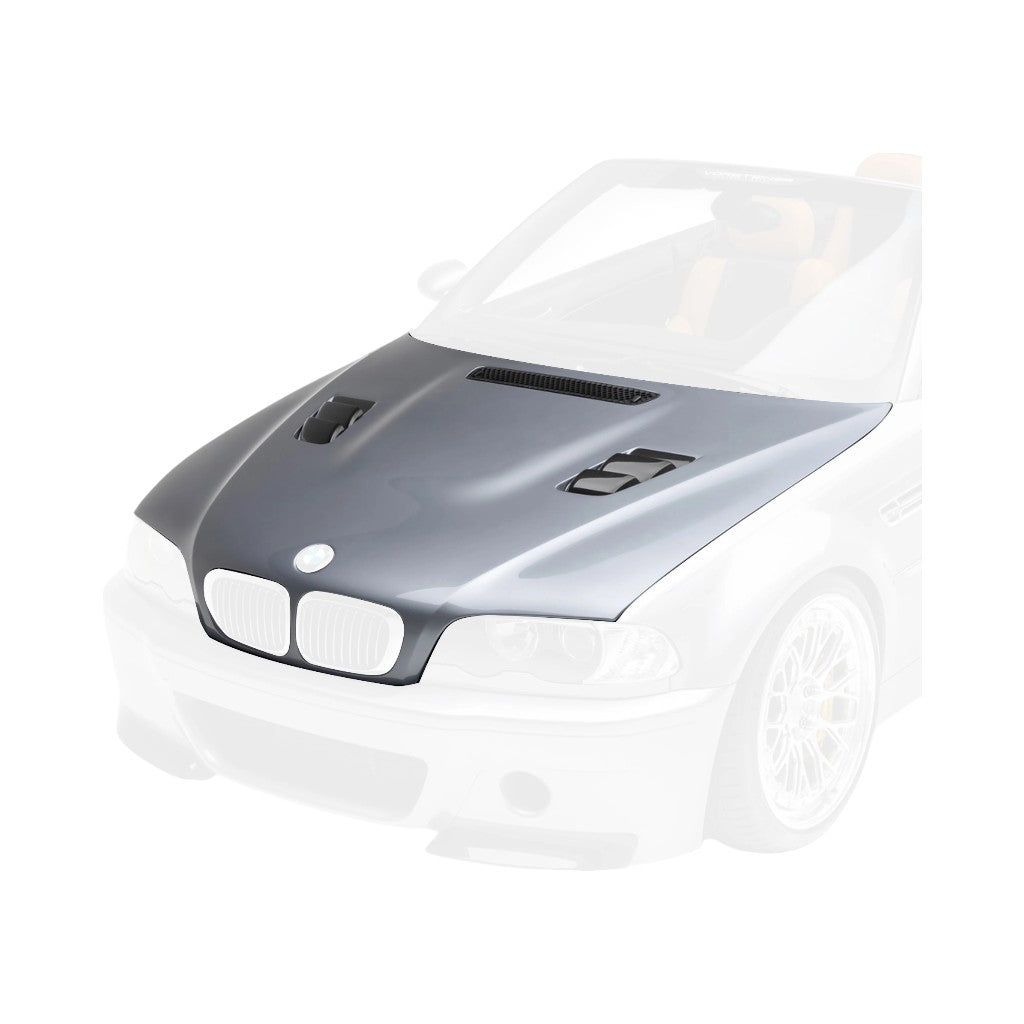 VORSTEINER BMV5656 Hood V20 (Primered) for BMW M3 (E46) 2000-2006 Photo-0