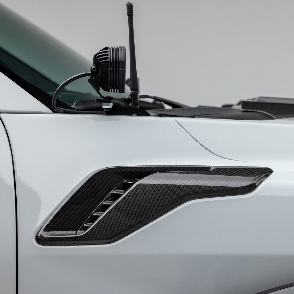 VORSTEINER FRT1015 Fender Side Vents (Gloss Carbon) for FORD F-150 Raptor R 2023- Photo-1