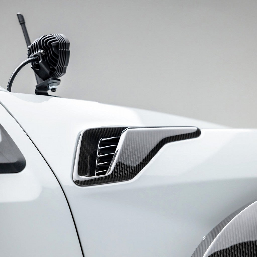 VORSTEINER FRT1015 Fender Side Vents (Gloss Carbon) for FORD F-150 Raptor R 2023- Photo-4
