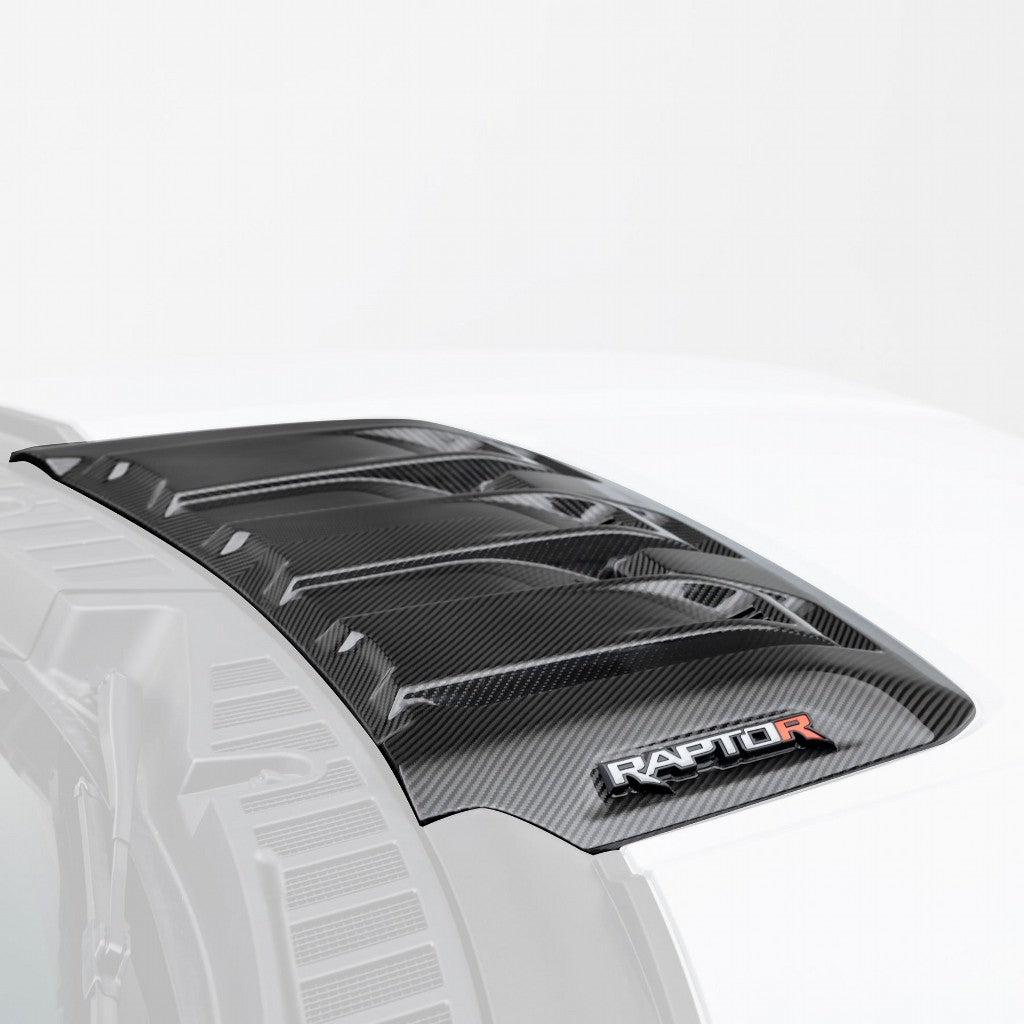 VORSTEINER FRT1026 Hood Trim Scoop (Satin Carbon) for FORD F-150 Raptor R 2023- Photo-0
