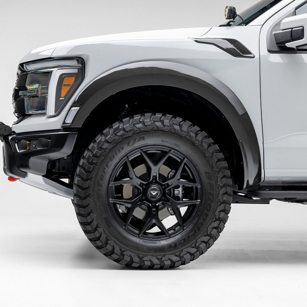 VORSTEINER FRT1091 Fender Flares (Satin Carbon) for FORD F-150 Raptor R 2023- Photo-12
