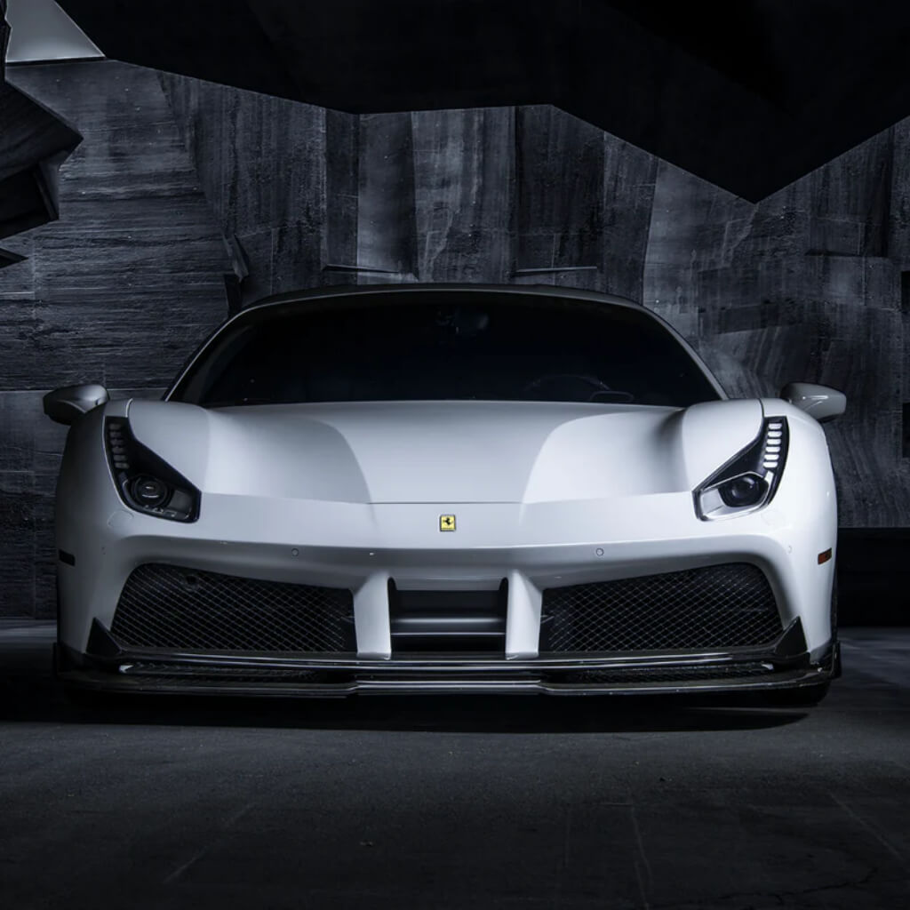 VORSTEINER FRV2020 Front Spoiler DIAVOLO (Gloss Carbon) for FERRARI 488 Photo-2