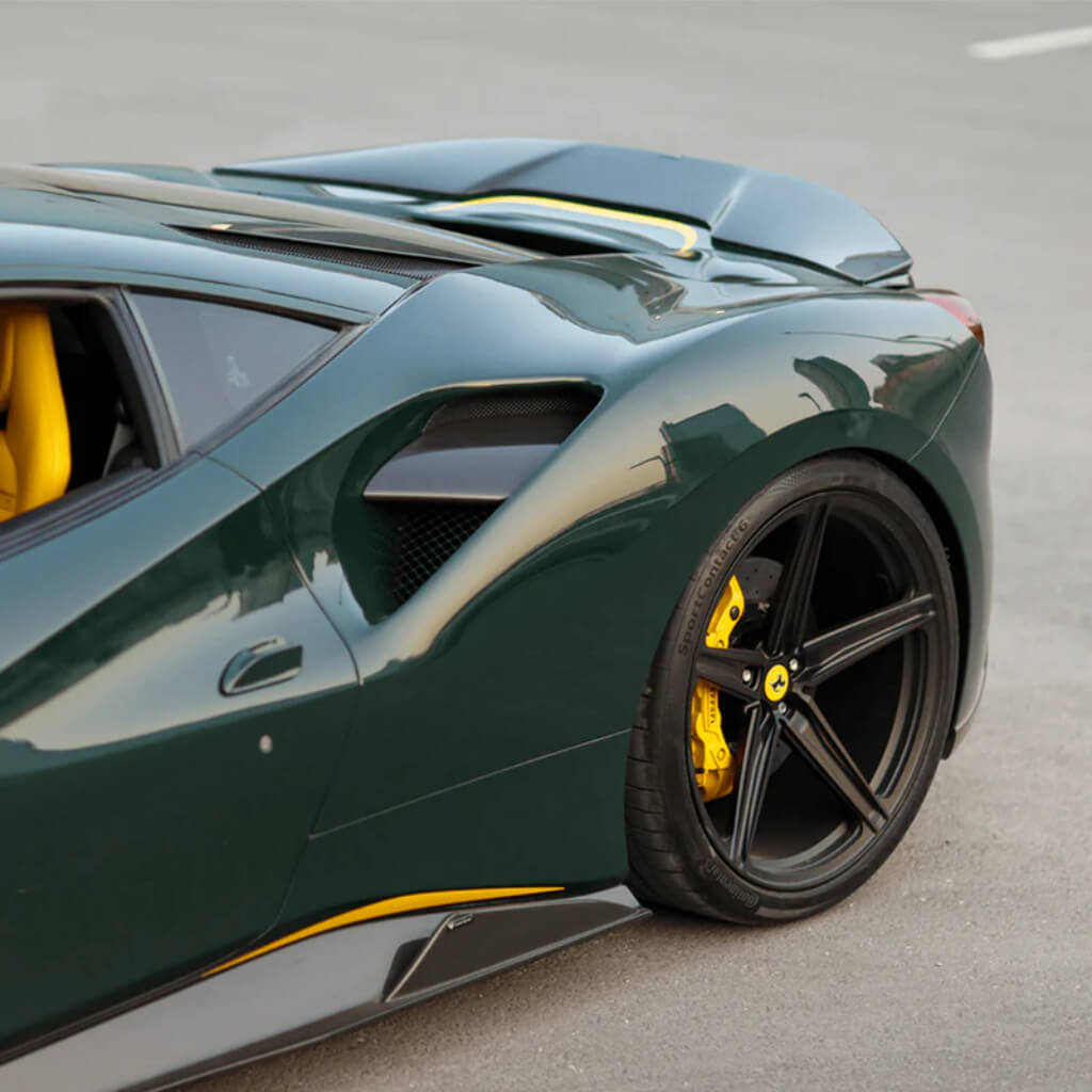 VORSTEINER FRV2030 Side Skirts DIAVOLO (Gloss Carbon) for FERRARI 488 Photo-6